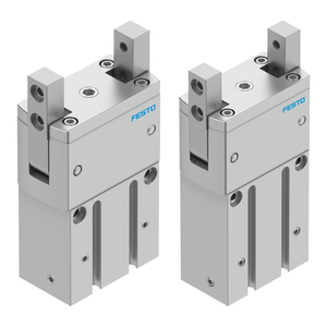 กริปเปอร์ลมแบบขนานซีรีส์ HGPT ของ FESTO แบบสองทาง สำหรับงานอุตสาหกรรมอัตโนมัติและการจัดการวัสดุ - Product Image 1
