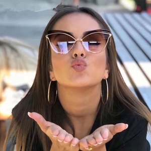 Gafas de Sol de Moda 2020, Diseño Moderno, de Lujo, Fabricación Premium, Gafas de Sol Metálicas con Protección UV, Estilo Ojo de Gato - Product Image 1