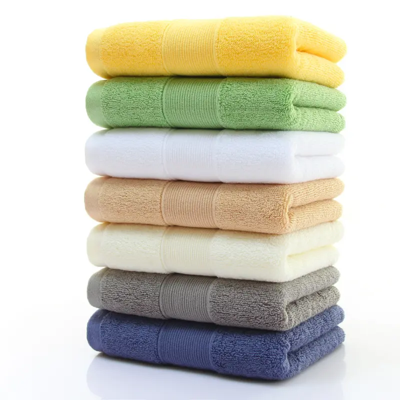 バスルームハンドタオル2セット、バス、フェイス、キッチン用綿100% タオル、超ソフト、高吸収性、洗濯機で洗える