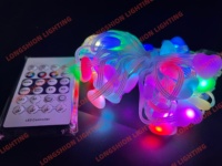 Guirlande lumineuse solaire intelligente en forme de cœur laiteux, décoration de Noël, éclairage solaire intelligent pour la maison, pour la décoration de jardin de Noël