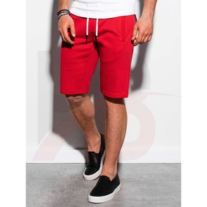 Short de survêtement noir de style décontracté pour hommes avec impression numérique à motif solide au prix de gros - Product Image 6
