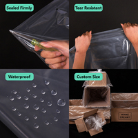 Sacs d'emballage plats en LDPE/PE transparents, résistants à l'humidité, imprimés en héliogravure, prix usine, couleur et taille personnalisées, service OEM