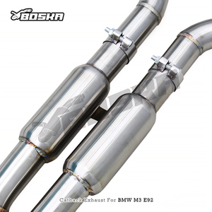 Tuyaux d'échappement en acier inoxydable personnalisés Z Mid Pipes pour BMW M3 E90/E92/E93 4.0L 2008-2013, soupape à vide, silencieux Catback - Product Image 3