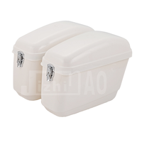 Sacs de selle rigides universels pour moto JIZHIHAO ABS Série 691 (JZH-691) Boîtes arrière 30L Kits de montage Clés 1 an