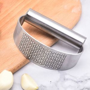 Custom LOGO Easy <b>Kitchen</b> <b>Gadget</b> Heavy Duty Garlic Crusher Stainless Steel Garlic Press Rocker - Product Image 5