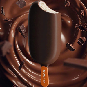 Barres de crème glacée OEM, chocolatées, croustillantes, au lait, gelato, chocolat riche, dessert glacé, fournisseur de marque privée, usine - Product Image 1