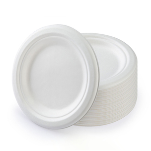 Assiettes en bagasse robustes et résistantes aux fuites - Product Image 3