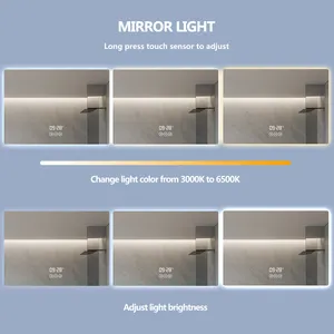 Good Quality Bathroom Mirrors Defogger Led Lighted Smart Touch Switch Backlit Mirror Bathroom Mirror With Led Light