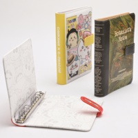 Carpeta de Anillas Personalizada, Carpeta de Oficina para Archivar, Planificador de Presentaciones, Álbum, Catálogo con Cubierta de Papel de Lino y PU