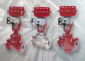 Vanne de régulation de débit Skid Masoneilan Série 80000 3 voies 37/38 Actionneur SVI-2 SVI-3 Positionneur de vanne intelligent Pneumatique à gaz - Product Image 2