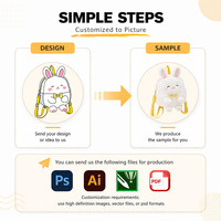 Sac à dos en peluche lapin blanc réaliste pour enfants, personnalisable, avec jouet en peluche – Offre spéciale