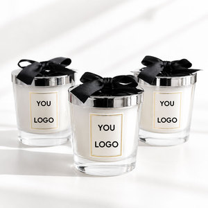 Bougies parfumées de marque tendance, bougies parfumées avec logo personnalisé pour la décoration de bureau - Product Image 1