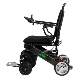 Penjualan terlaris 2024 grosir CE harga ultra ringan kursi roda listrik travel cacat serat karbon lipat