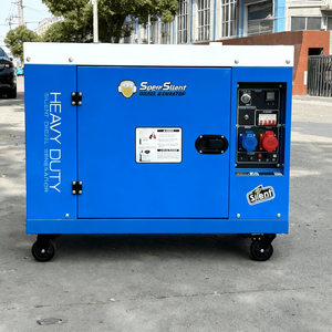 Long Runtime Industrial Silent Diesel Generator 100% Copper Alternator Water/Air Cooled Large Capacity Base Tank 380V <strong>Three</strong> - Product Image 1