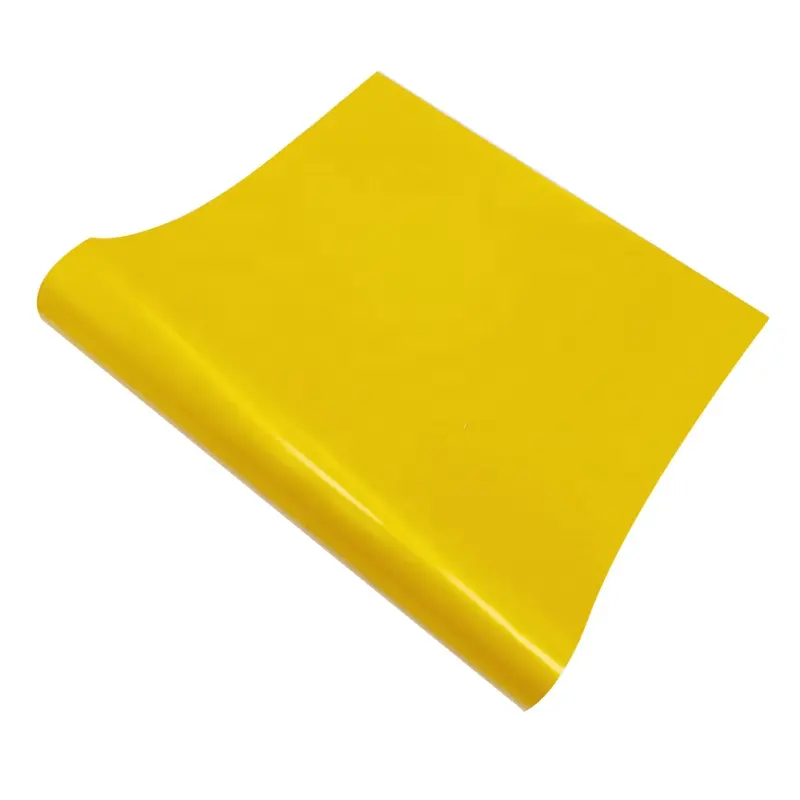 No cracks glue hurtless car wrapping vinyl color spark metallic heat wave yellow car wrap film