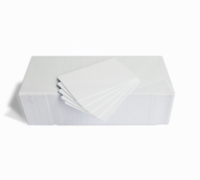 Carte de visite professionnelle vierge en PVC plastique de haute qualité, personnalisable par impression numérique, jet d'encre, sublimation, offset, laminée