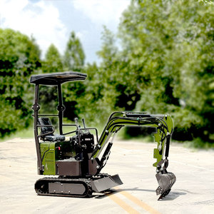 Mini-excavatrice sur chenilles Somate, moteur diesel Koop, pompe hydraulique, boîte de vitesses, forte puissance de creusement, certifiée CE, 1,2 tonne, garantie 1,5 an - Product Image 2