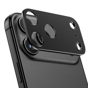 最新 iPhone 17 Max用 フルカバー 金属製 カメラレンズプロテクター 強化ガラス 携帯電話画面保護フィルム - Product Image 1