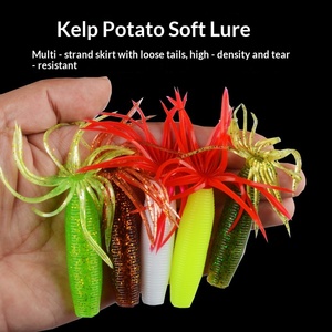 Esca artificiale a forma di patata da 9g 10cm, ad alta densità, salata, affondante, per la pesca in fosse nere - Product Image 3