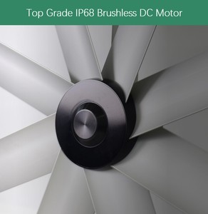 Longue durée IP68 BLDC étanche 54 pouces énergie solaire robuste mural ventilateur d'extraction de <span class=keywords><strong>Ventilation</strong></span> industrielle pour l'usine - Product Image 5