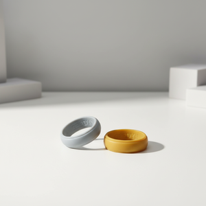 Best Seller Anello in Silicone Misura 18 con Logo Personalizzato Bordo a Gradino Fede Nuziale Gioielli Sportivi in Silicone per <span class=keywords><strong>Uomo</strong></span> - Product Image 4