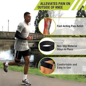 Custom IT Band <b>Compression</b> Wrap Adjustable <b>Knee</b> Support Strap for Men Women Sports Workout Iliotibial Band Relief - Product Image 3