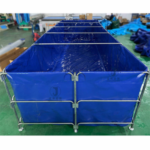 Lona Laminada <span class=keywords><strong>de</strong></span> PVC Recubierta <span class=keywords><strong>para</strong></span> Piscina Elevada con Marco Metálico, Alta Resistencia a la Tensión, Plegable - Product Image 6