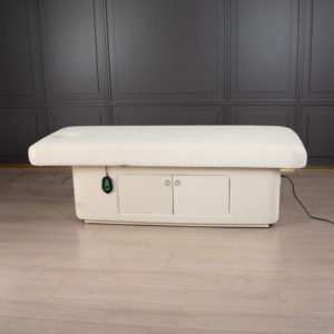 Mobilier moderne de salon de beauté table de massage pour cils spa lit facial blanc lit de massage électrique pouvant supporter le chauffage du matelas - Product Image 6