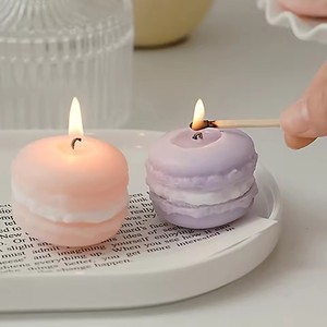 Velas perfumadas con forma <span class=keywords><strong>de</strong></span> macarrón, aromaterapia, vela <span class=keywords><strong>de</strong></span> <span class=keywords><strong>soja</strong></span> hecha a mano, aroma <span class=keywords><strong>de</strong></span> larga duración para decoración del hogar, ambientador, regalos <span class=keywords><strong>de</strong></span> cumpleaños - Product Image 5