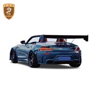 Kit de Carrocería de Fibra de Carbono para BMW Z4 2009-2014, Actualización al Estilo ROWEN, Parachoques Delantero, Faldones Laterales, Alerón Trasero, Kit de Carrocería Ancha