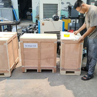 Compresor de Aire de 5.5HP, 6HP, 10HP con Alimentación CA para Reparación de Automóviles, Pintura con Aerosol, Trabajos en Madera, Clavado, Tanque de Aire de 80L, 180L, Motor Refrigerado por Aire