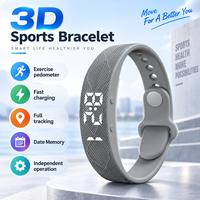 Montre numérique OEM avec alarme par vibration, montre intelligente pour étudiants, podomètre sportif, bracelet réglable multifonction, montre électronique
