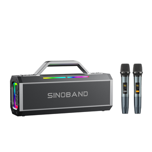 Xdobo sinoland Alps 150W Loa di động với 2 micro không dây với đèn hỗ trợ <span class=keywords><strong>USB</strong></span>/<span class=keywords><strong>TF</strong></span>/AUX/TWS cho bữa tiệc gia đình - Product Image 1