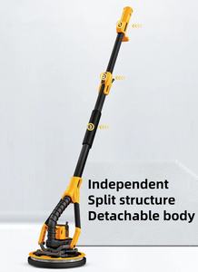 Ponceuse à cloisons sèches portable sans balais LM-225SL, vitesse variable, 1200W, avec aspiration intégrée, pour usage domestique et ponçage de plâtre - Product Image 4