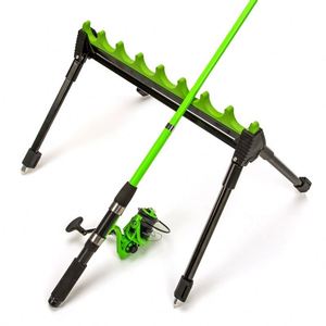 Nuevo diseño de aleación de aluminio, alimentador de poste telescópico ajustable de 8/12 agujeros, soporte para pesca en el mar al aire libre - Product Image 2