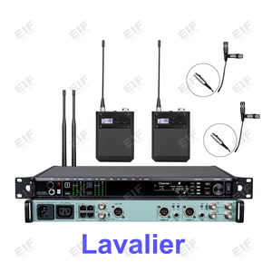 Micrófonos Inalámbricos Profesionales AD4D, 2 Canales UHF 470-940mhz, Micrófono de Diadema y de Solapa para Estudio y Escenario, KSM8/Beta 58 Dante - Product Image 3