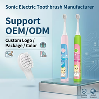 Cepillo de Dientes Eléctrico Sónico OEM para Niños, Recargable Inalámbrico con Cerdas Suaves para Niños