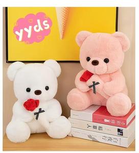 Mainan mewah beruang mawar peluk hadiah Hari Valentine 2026 hadiah pacar boneka beruang Teddy grosir - Product Image 3