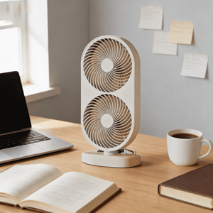 <span class=keywords><strong>Ventilateur</strong></span> de bureau portable multi-couleurs à double <span class=keywords><strong>ventilateur</strong></span> avec un vent puissant et un faible niveau de bruit pour les véhicules récréatifs et l'usage commercial - Product Image 5