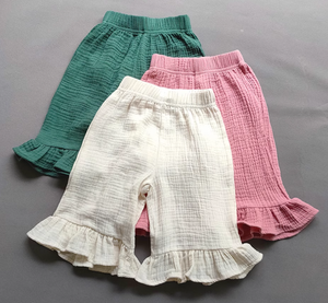 Pantalones Casuales de Estilo Informal para Niñas Pequeñas, con Volantes en la Parte Inferior, Estilo Campana, para Bebés y Niñas, Primavera y Otoño - Product Image 1