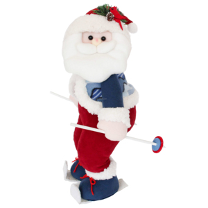 Adorno Navideño Zaves, Combinación <span class=keywords><strong>de</strong></span> Reno, Papá Noel y <span class=keywords><strong>Muñeco</strong></span> <span class=keywords><strong>de</strong></span> <span class=keywords><strong>Nieve</strong></span>, <span class=keywords><strong>Material</strong></span> <span class=keywords><strong>de</strong></span> Poliéster Blanco, 44x18x14cm, <span class=keywords><strong>para</strong></span> Decoración Navideña del Hogar - Product Image 3