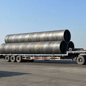 Tianjin VANHE Steel Brand Made In China Welded Pipe Large ASTM A252 API 5L X42 SSAW Spiral Steel Pipe Carbon Welded Steel