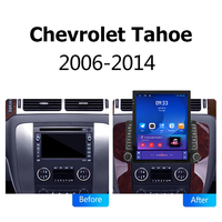 Radio de Coche Android con Pantalla Vertical Tesla de 9.7 Pulgadas, DSP, 4G/WiFi para GMC Yukon, Chevrolet Tahoe, Suburban 2006-2014, Navegación GPS