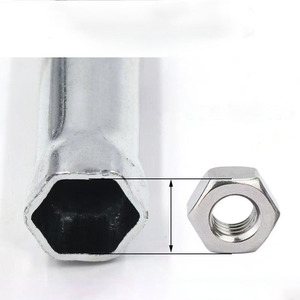 Manchon de plafond Yili Hardware M14, tige filetée creuse de 14 mm M8, filetage à droite, acier poli, pour perceuse à percussion - Product Image 3