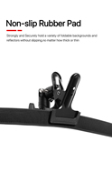 Support de réflecteur de photographie 5/8 "support de support de lumière en métal robuste pour diffuseur de toile de fond Photo Video Studio