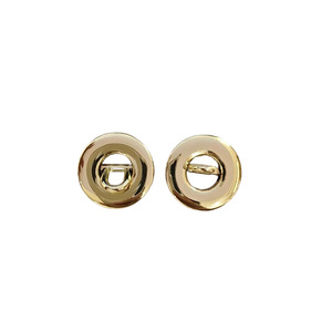 Zinc Alloy Circular Eyelet Buckle 28mm Outer 12mm Inner Diameter For <b>Bag</b> <b>Straps</b> And Luggage Accessories - Product Image 3