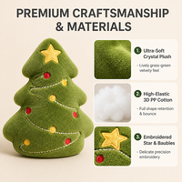 Oreiller décoratif en peluche homme pain d'épices coloré pour Noël, en polyester avec rembourrage en coton PP, cadeau unisexe en boîte, décoration de fêtes