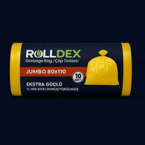 ถุงขยะสำหรับขนส่งแบบหนาพิเศษ ขนาด 60 ลิตร ผลิตจากพลาสติก LLDPE รีไซเคิลได้  แบบมีรอยบีบ  พร้อมเชือกผูก  แบบมีก้นขยายข้าง  ปิดผนึกด้วยความร้อน  มีกลิ่นหอม - Product Image 2