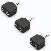 3.5mm Casque Y Splitter 3.5mm Mâle vers Double Femelle Stéréo Jack Adaptateur Convertisseur