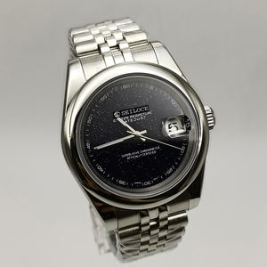 Montre mécanique NH35 36/39mm avec verre saphir SEILOCE, cadran design ciel étoilé, montres simples lumineuses pour amoureux - Product Image 5